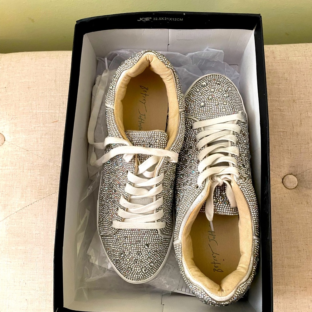 Betsy Johnson Rhinestone Sneaker